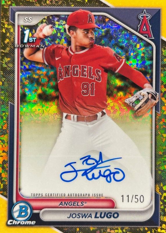 2024 Bowman Chrome #CPA-JL Prospect Auto - Gold Mini-Diamond Refractor /50 (1st)