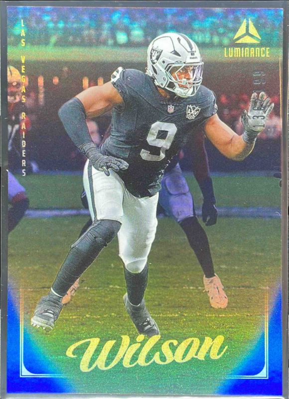 Tyree Wilson 2025 Luminance #37 Blue /199 RAW