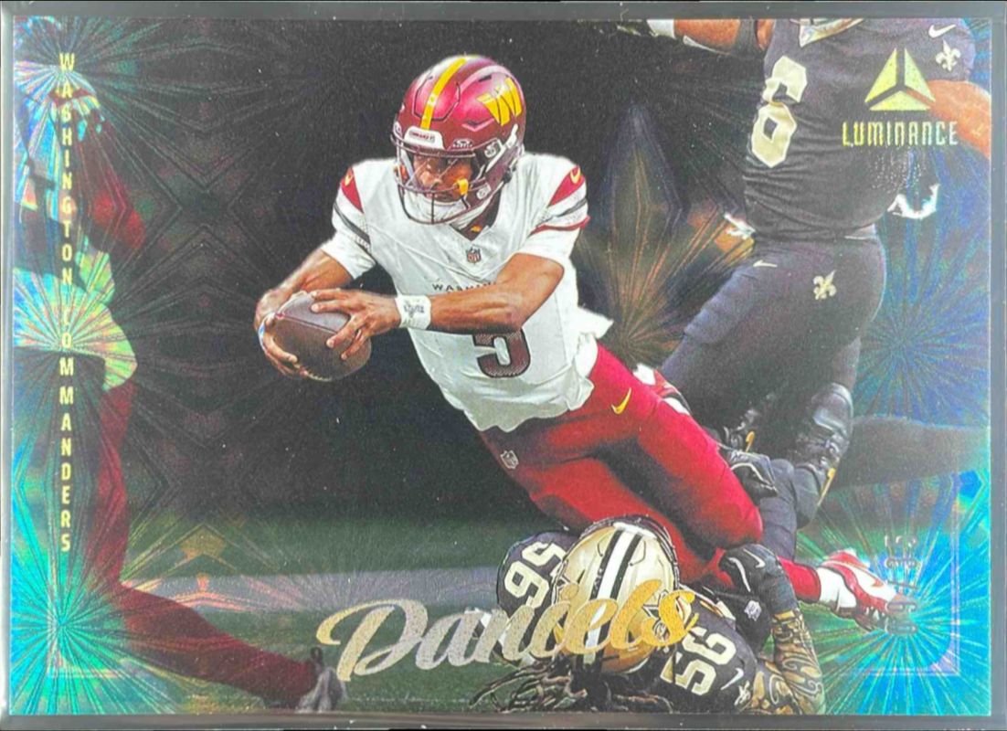 Jayden Daniels 2025 Luminance #77 Teal /35 RAW