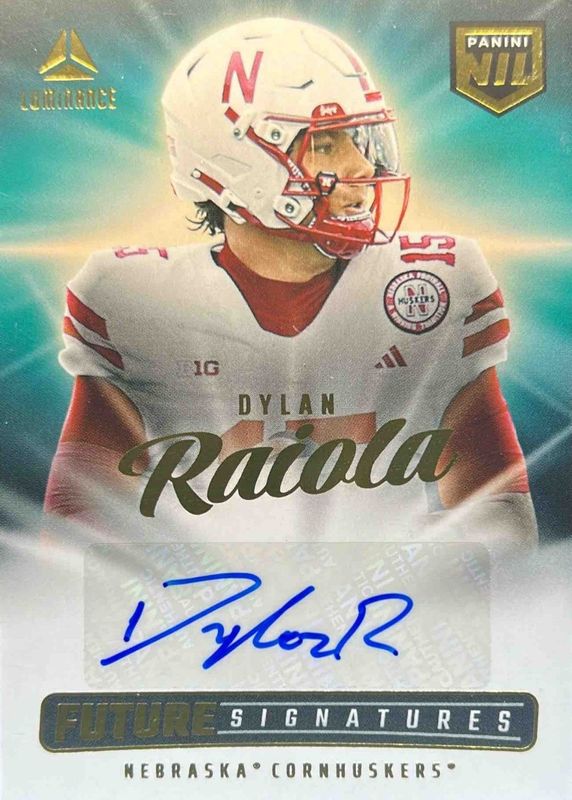 Dylan Raiola 2025 Luminance #NIL-DRA Future Signatures NIL RAW