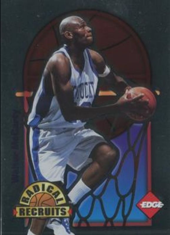Walter McCarty 1996 Collector's Edge #13 Radical Recruits /6750 Rookie RAW