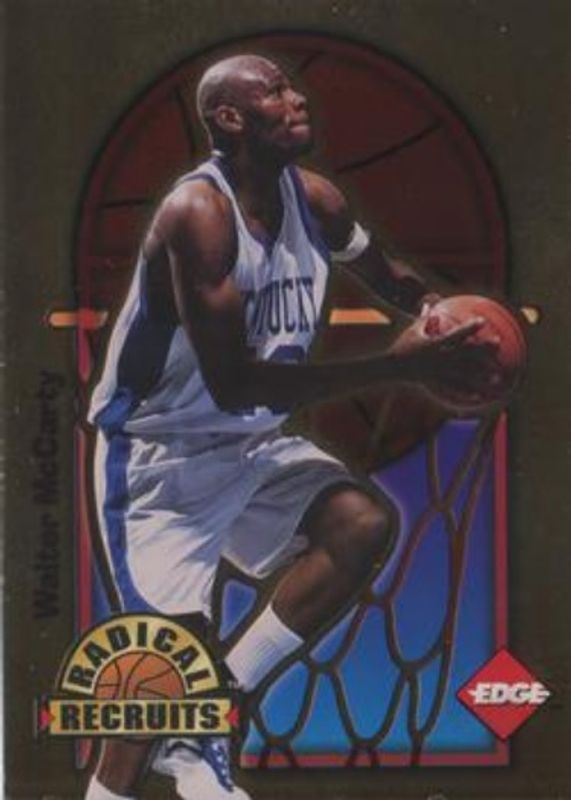 Walter McCarty 1996 Collector's Edge #13 Radical Recruits - Gold /1000 Rookie RAW
