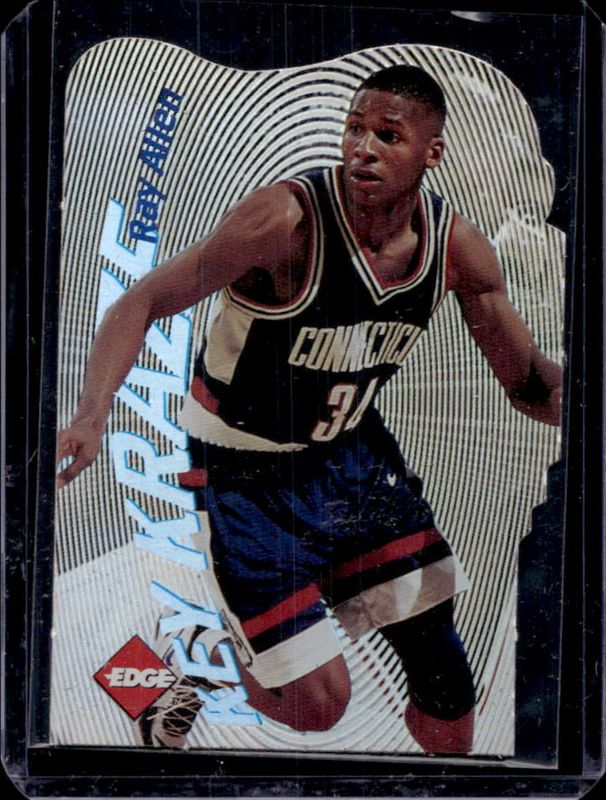 Ray Allen 1996 Collector's Edge #2 Key Kraze - Die Cuts /3100 Rookie RAW