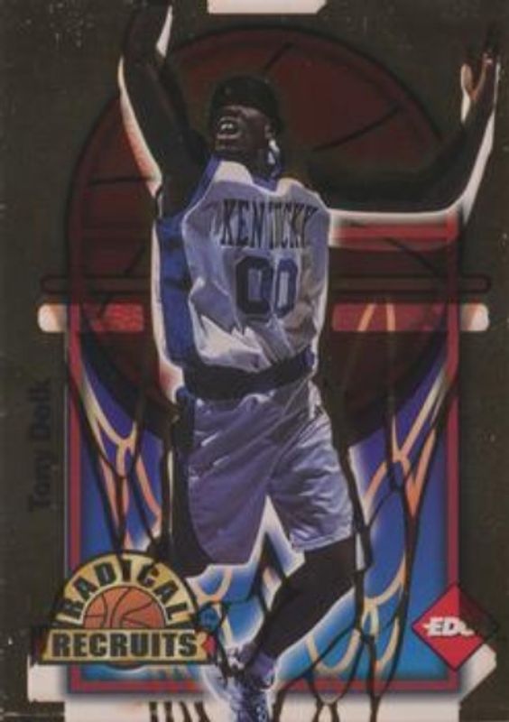 Tony Delk 1996 Collector's Edge #6 Radical Recruits - Gold /1000 Rookie RAW