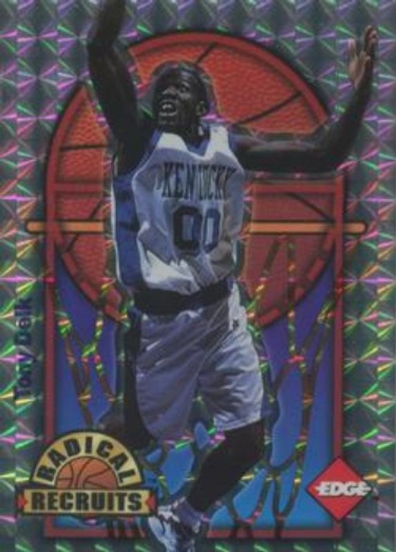 Tony Delk 1996 Collector's Edge #6 Radical Recruits Holofoil /2500 Rookie RAW