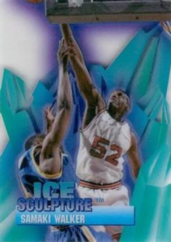 Samaki Walker 1996 Collector's Edge #45 Ice Sculpture Rookie RAW