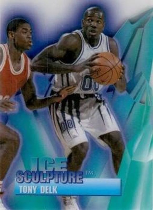 Tony Delk 1996 Collector's Edge #10 Ice Sculpture Rookie RAW