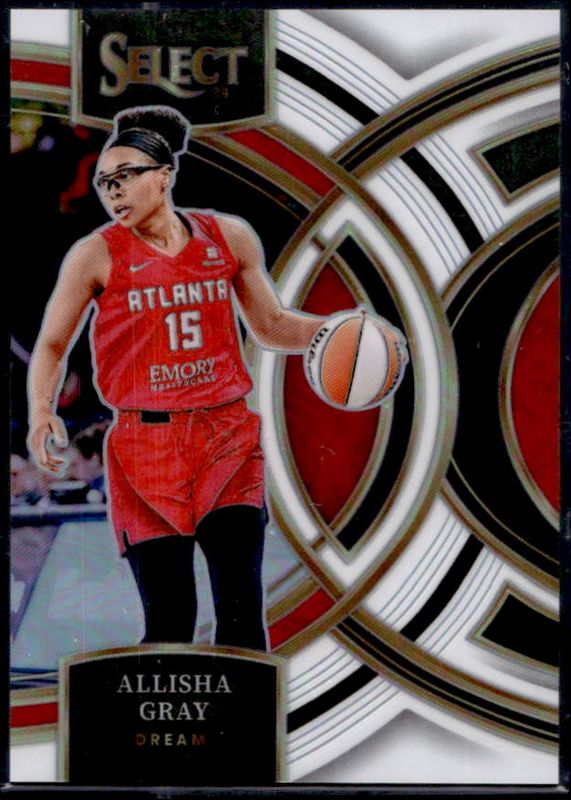 Allisha Gray 2024 Select WNBA #114 Base White /99 RAW