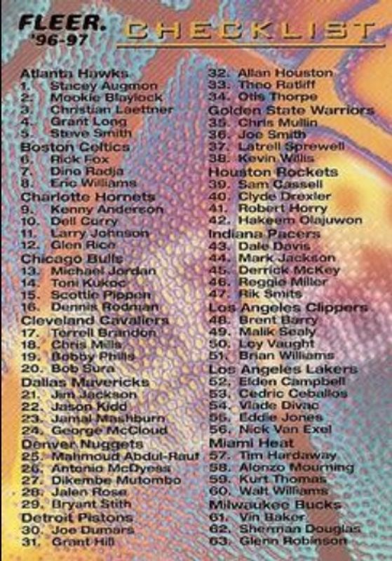 1996 Fleer #149 Base