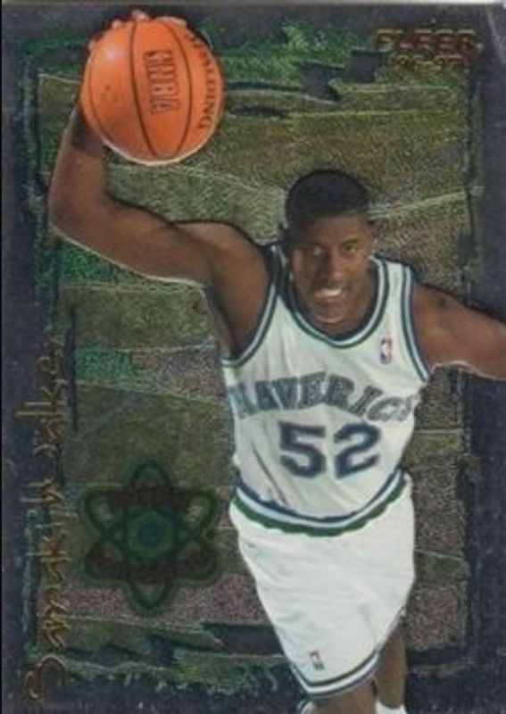 Samaki Walker 1996 Fleer #13 Rookie Sensations RAW