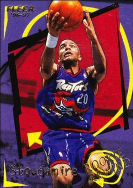 Damon Stoudamire 1996 Fleer #10 Rookie Rewind RAW