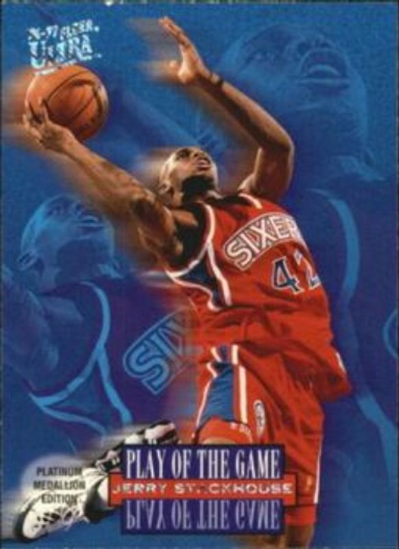 Jerry Stackhouse 1996 Fleer Ultra #P-298 Platinum Medallion RAW