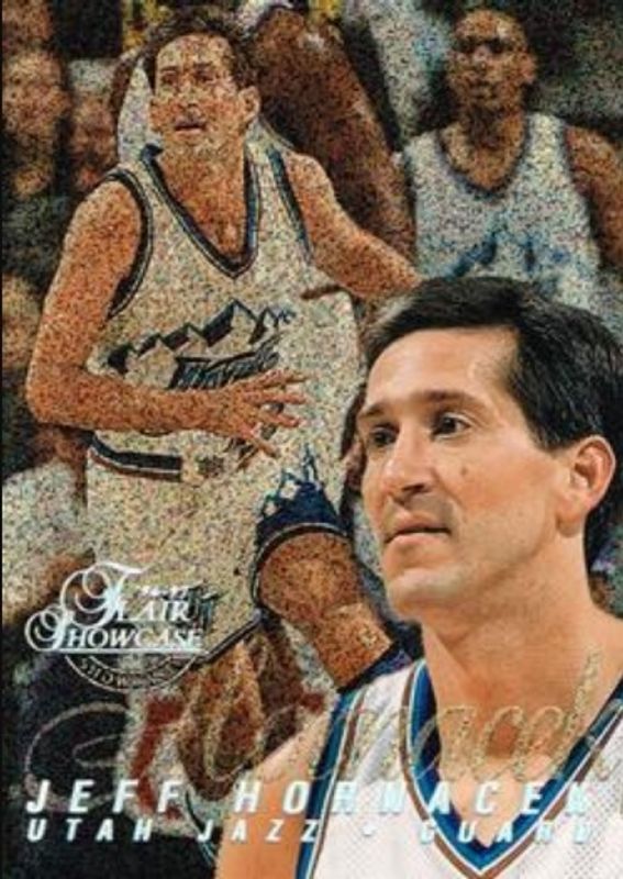 Jeff Hornacek 1996 Flair Showcase #58 Row 0 RAW