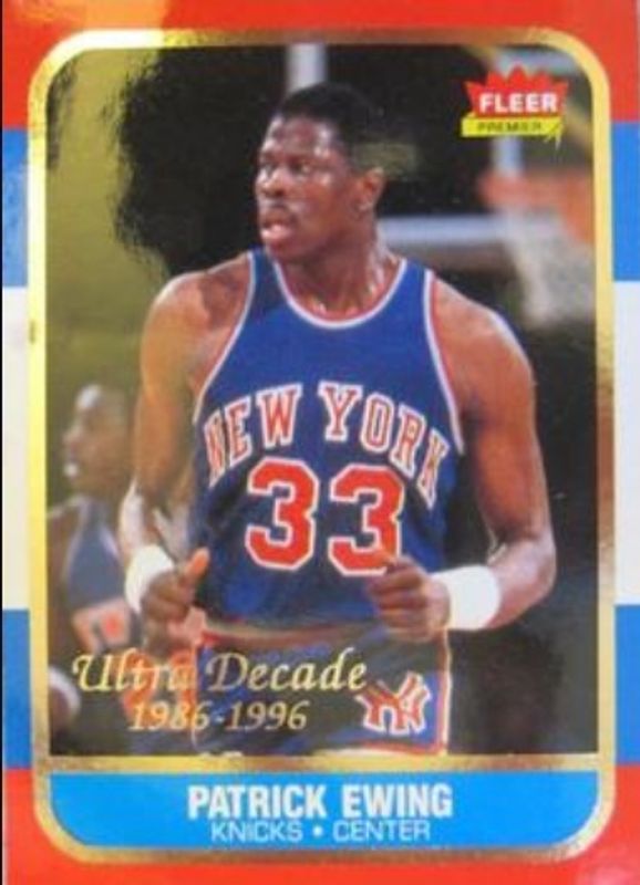 Patrick Ewing 1996 Fleer Ultra #U-12 Ultra Decade RAW