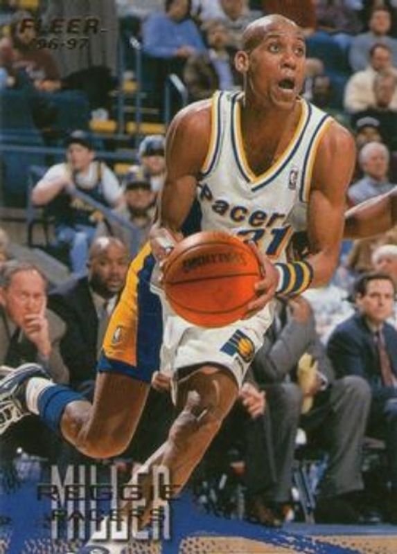 Reggie Miller 1996 Fleer #46 Base RAW