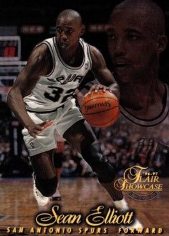 Sean Elliott 1996 Flair Showcase #78 Row 1 RAW