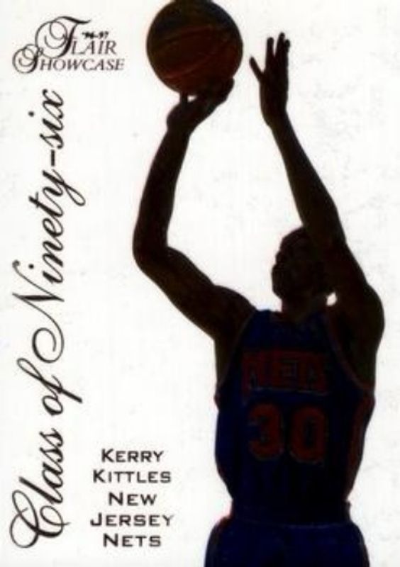 Kerry Kittles 1996 Flair Showcase #11 Class of '96 Rookie RAW