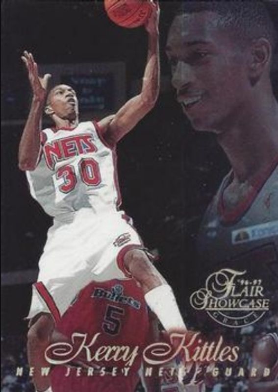 Kerry Kittles 1996 Flair Showcase #8 Row 1 Rookie RAW