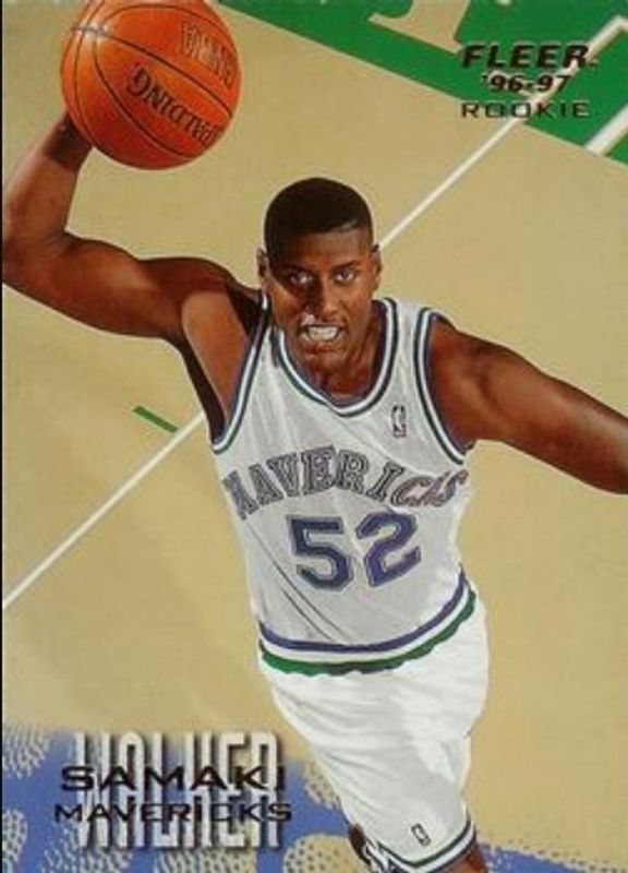 Samaki Walker 1996 Fleer #174 Base Rookie RAW