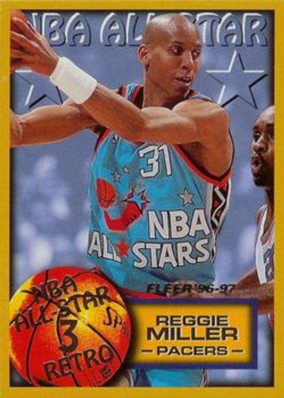 Reggie Miller 1996 Fleer #291 Base RAW