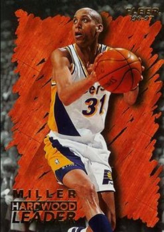 Reggie Miller 1996 Fleer #130 Base RAW