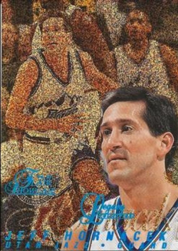 Jeff Hornacek 1996 Flair Showcase #58 Row 0 Legacy Collection /150 RAW