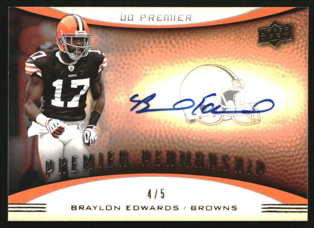 2009 Upper Deck #PP-BE Premier Penmanship /5