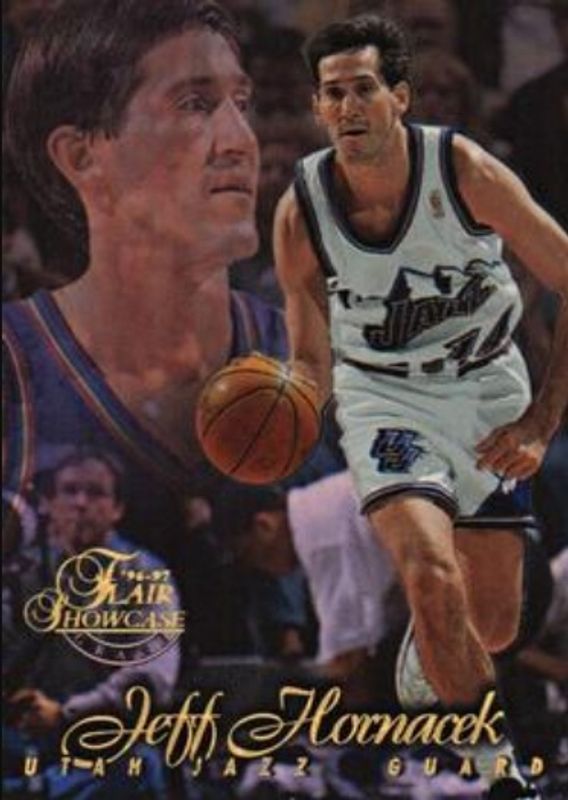 Jeff Hornacek 1996 Flair Showcase #58 Row 1 RAW