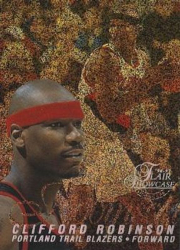 Clifford Robinson 1996 Flair Showcase #62 Row 0 RAW