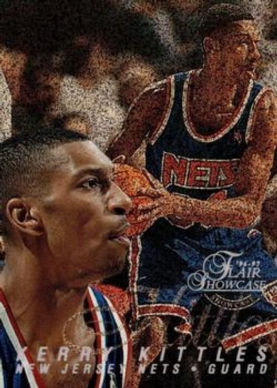 Kerry Kittles 1996 Flair Showcase #8 Row 0 Rookie RAW