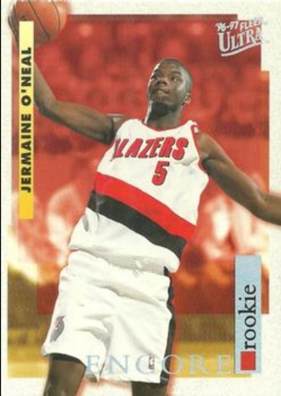 Jermaine O'Neal 1996 Fleer Ultra #274 Base Rookie RAW