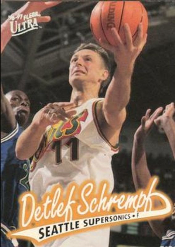 Detlef Schrempf 1996 Fleer Ultra #106 Base RAW