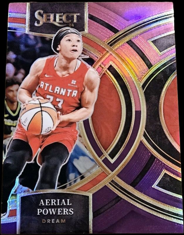 Aerial Powers 2024 Select WNBA #145 Base Purple /149 RAW