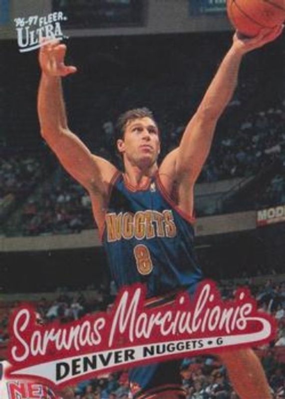 Sarunas Marciulionis 1996 Fleer Ultra #176 Base RAW
