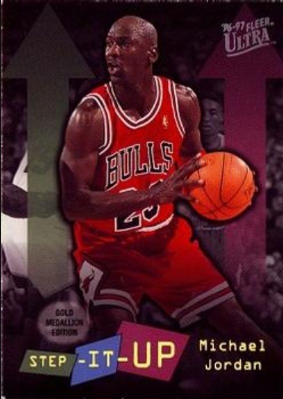 Michael Jordan 1996 Fleer Ultra #G-280 Gold Medallion RAW