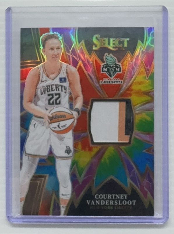 Courtney Vandersloot 2024 Select WNBA #14 Sparks Tie-Dye /25 RAW