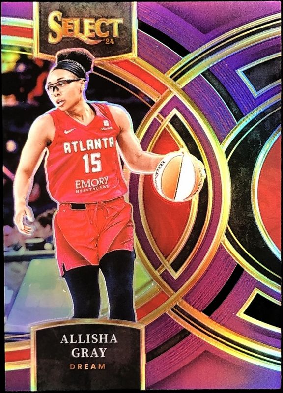 Allisha Gray 2024 Select WNBA #114 Base Purple /149 RAW