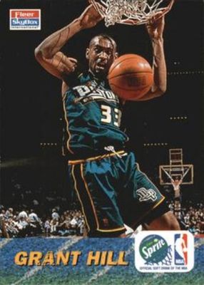 1996 Fleer Sprite #9 Grant Hill Special Issue