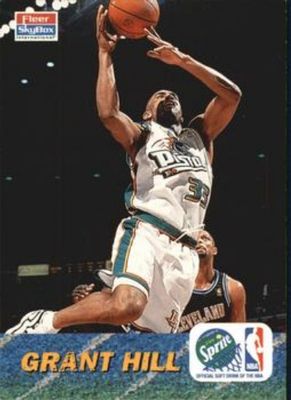 1996 Fleer Sprite #10 Grant Hill Special Issue