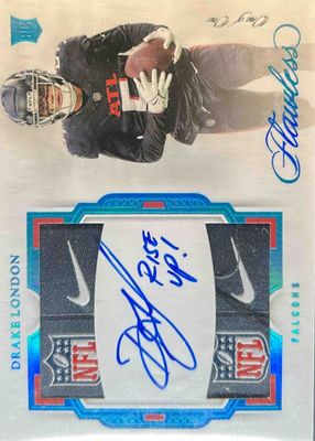 2022 Flawless #RDP-DL Rookie Dual Patch Auto - Platinum /1