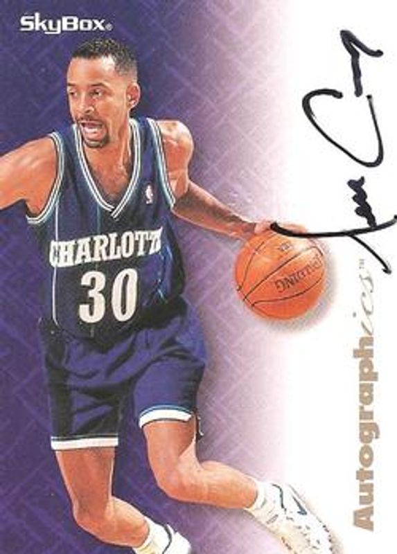 1996 Hoops Autographics Black Ink