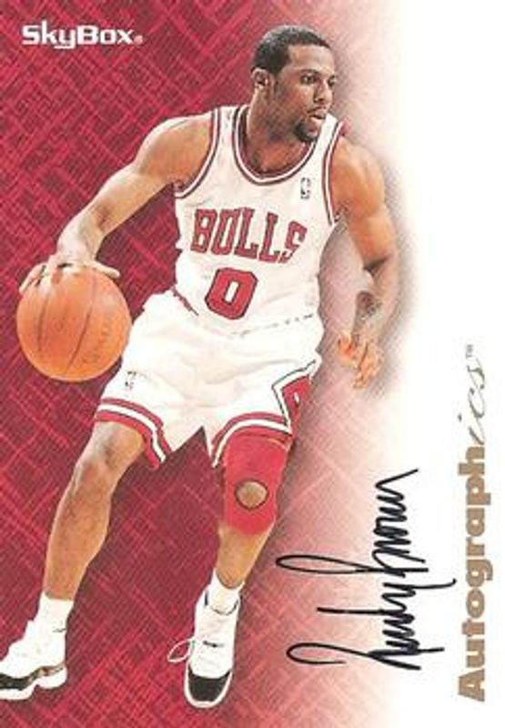 1996 Hoops Autographics Black Ink