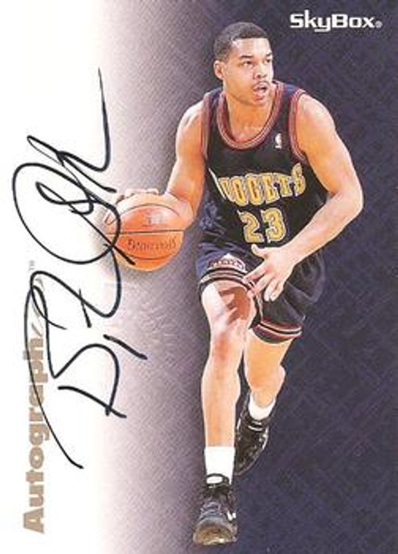 1996 Hoops Autographics Black Ink