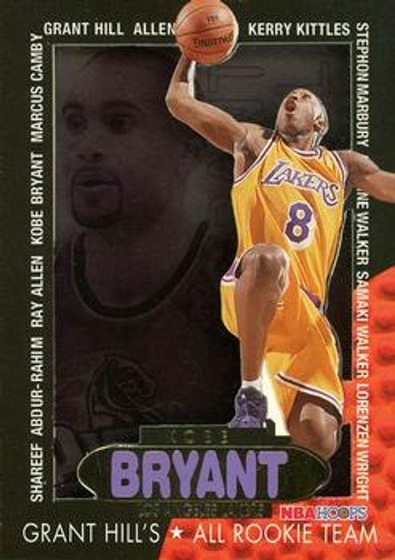 Kobe Bryant 1996 Hoops #3 Grant's All Rookies RAW