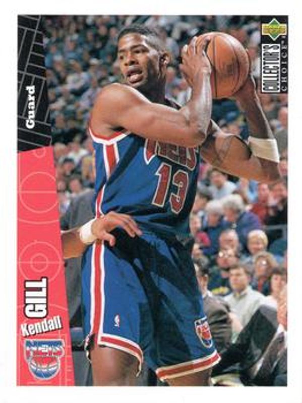 Kendall Gill 1996 Hoops European #HH13 Base RAW