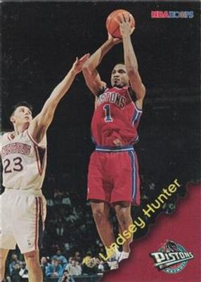1996 Hoops Schaefer Bread Detroit Pistons #48 Base