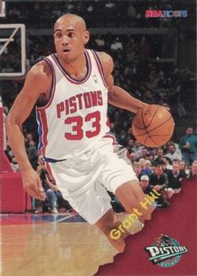 1996 Hoops Schaefer Bread Detroit Pistons #46 Base