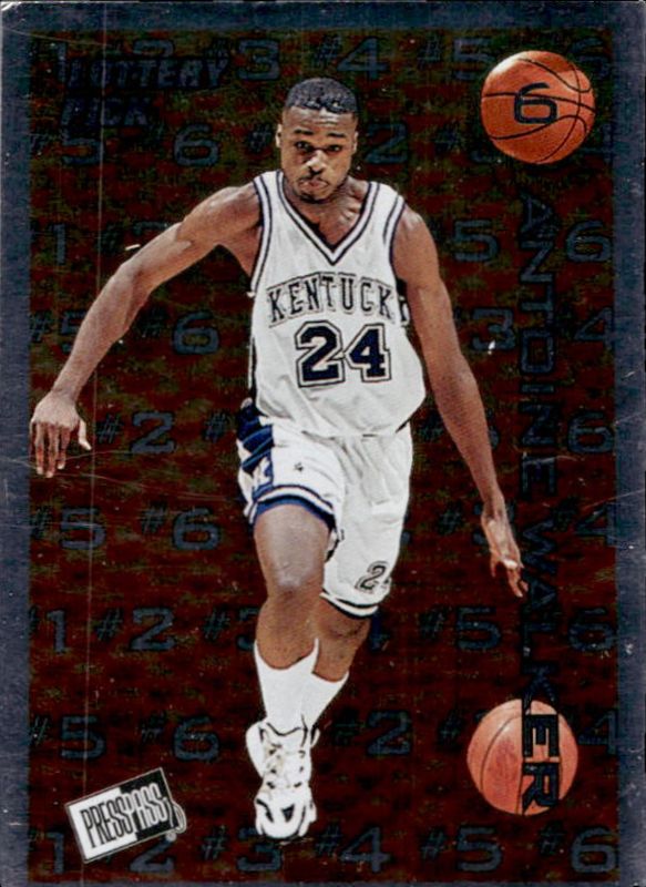 Antoine Walker 1996 Press Pass Flagship #L6 Lotto Rookie RAW