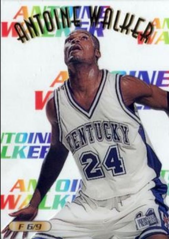 Antoine Walker 1996 Press Pass Flagship #F-6 Acetates Rookie RAW