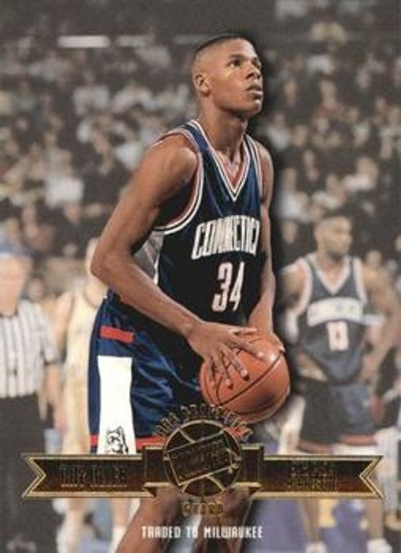 Ray Allen 1996 Press Pass Flagship #5 Base Rookie RAW